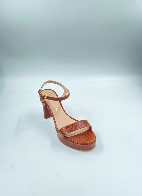 Unisa - Adella Heeled Sandal Brown - UNNA S