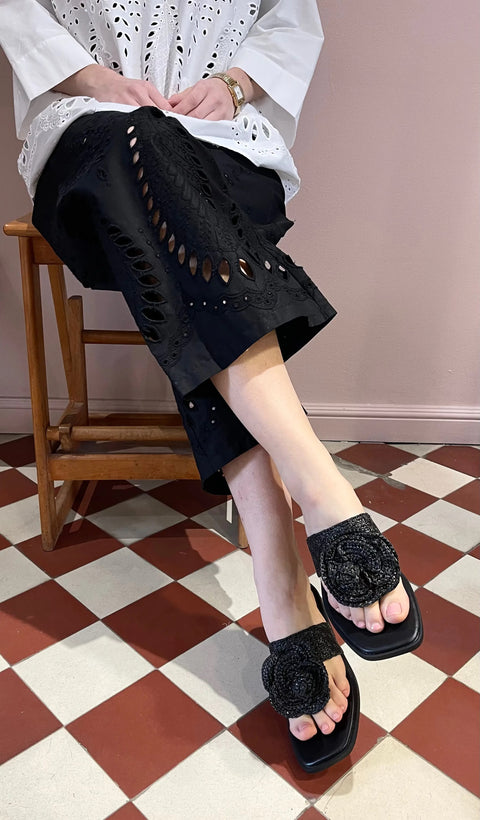 Noa Harmon - Marie Sandal Black - UNNA S