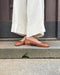 Unisa - Amy Braided Leather Ballerina Brown - UNNA S