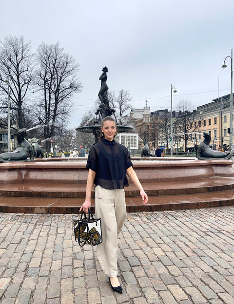 MeiMeij - Cinzia Blouse Black UnnaS