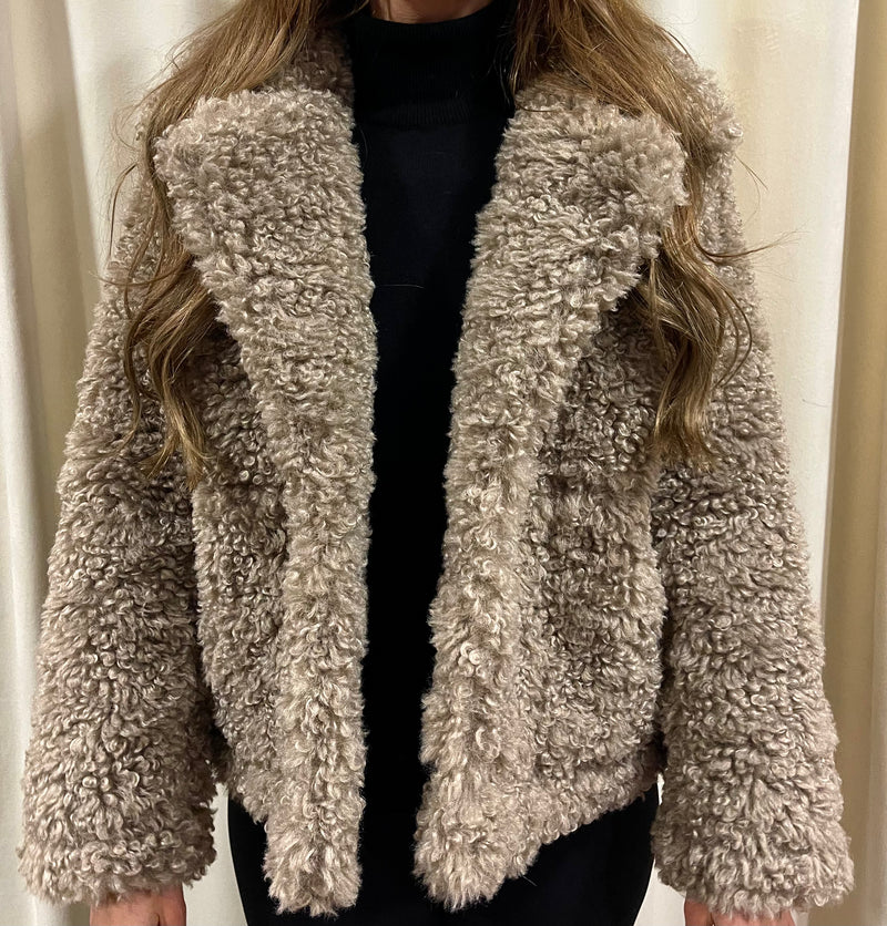 Alex•Max - Alexandra Fur Jacket Beige
