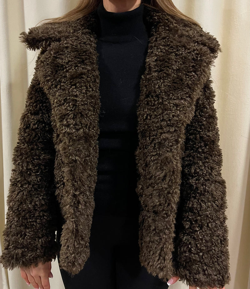 Alex•Max - Alexandra Fur Jacket Brown