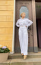 By Basics - Linen Pants White - UNNA S