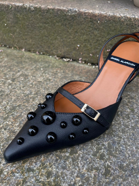 Ángel Alarcon - Therese Slingback Black - UNNA S