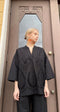 LaSalle - Ajour Shirt Black - UNNA S