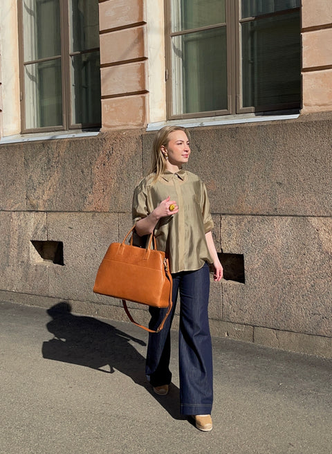 MeiMeij - Cinzia Blouse Golden Taupe