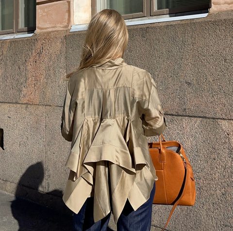 MeiMeij - Cinzia Blouse Golden Taupe