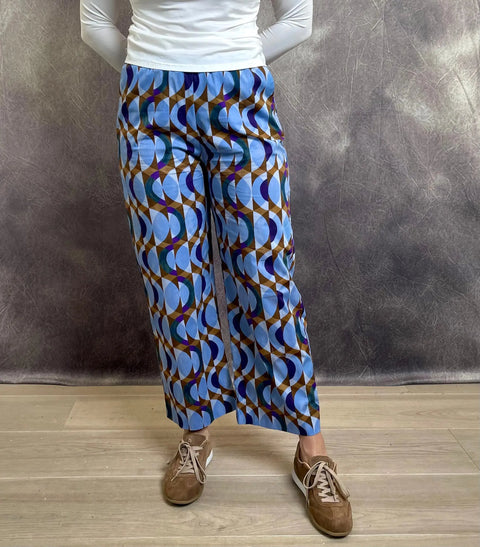 LaSalle - Beja Cropped Pants Multicolor UnnaS