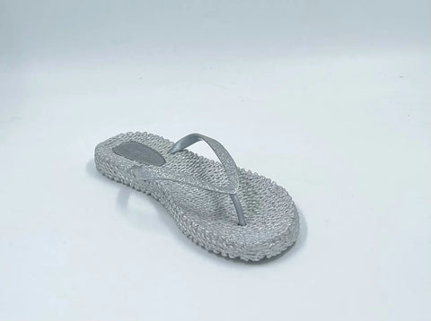Ilse Jacobsen - Glitter Sandal Silver - UNNA S