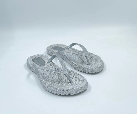 Ilse Jacobsen - Glitter Sandal Silver - UNNA S