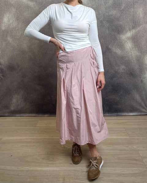 LaSalle - Lotte Midi Wrap Skirt Mauve UnnaS
