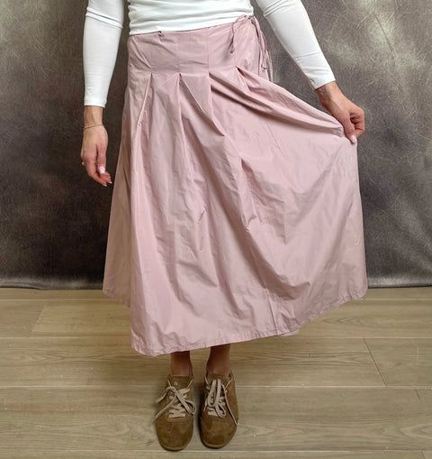 LaSalle - Lotte Midi Wrap Skirt Mauve UnnaS
