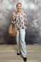 Costamani – Miley Blouse Sand/Blue UnnaS