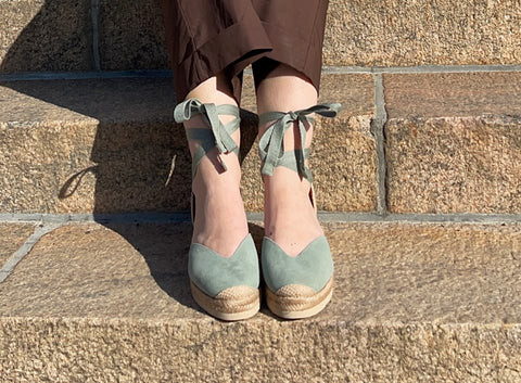 Unisa - Dina Espadrille Sage Green UnnaS