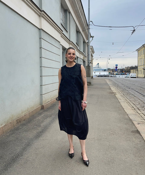 MeiMeij - Fiore Top Black UnnaS