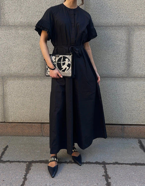 MeiMeij - Cotton Pantsuit Black UnnaS