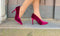 Unisa - Thalia Velvet Pump Burgundy - UNNA S