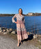 Erfurt Luxury - Long Layer Patchwork Dress Rose