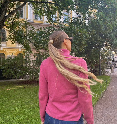 BTF•CPH - Cashmere-Merino Turtleneck Mauve - UNNA S