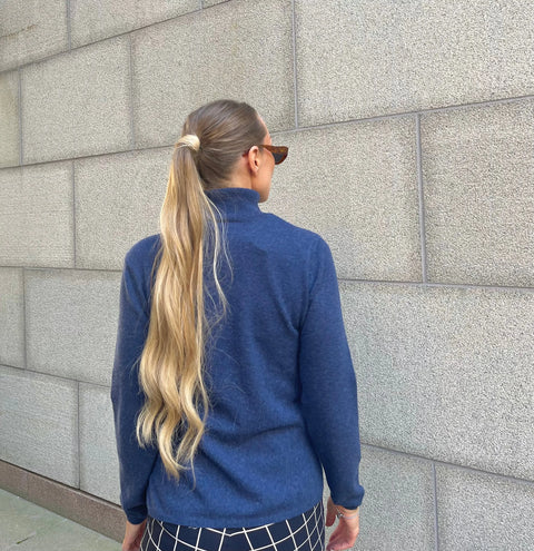 BTF•CPH - Cashmere-Merino Turtleneck Midnight Blue - UNNA S
