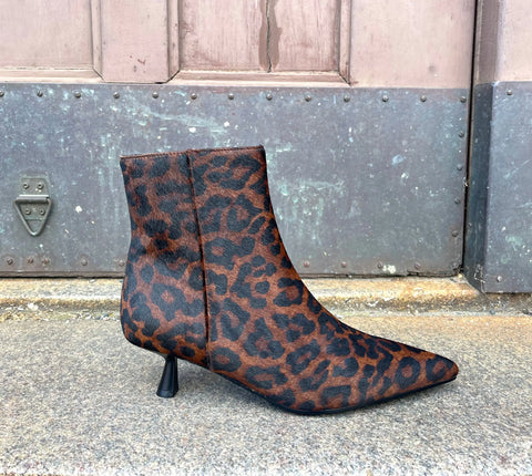 Bibi Lou - Cleo Ankle Boot Leopard - UNNA S