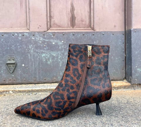 Bibi Lou - Cleo Ankle Boot Leopard - UNNA S