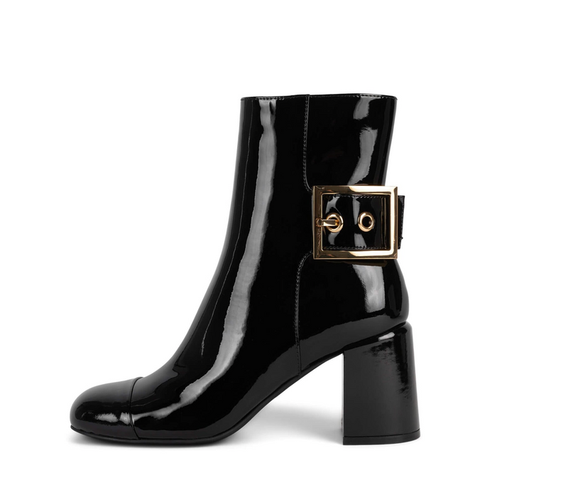 Jeffrey Campbell - Academe Heeled Ankle Boot Black