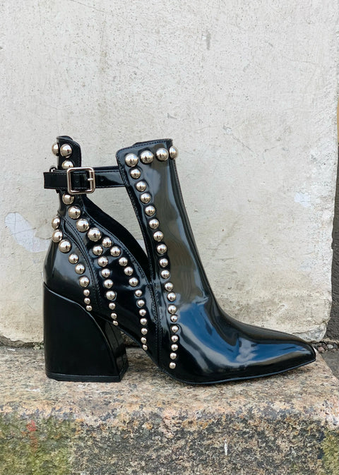 Jeffrey Campbell - Ramona Heeled Ankle Boot Black - UNNA S