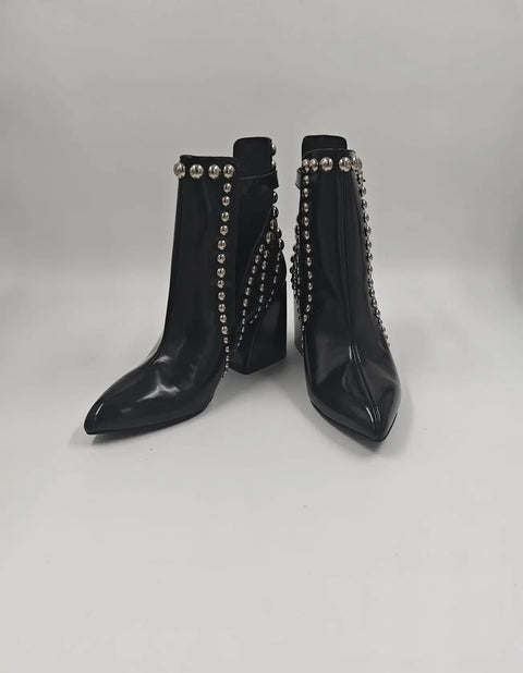 Jeffrey Campbell - Ramona Heeled Ankle Boot Black - UNNA S