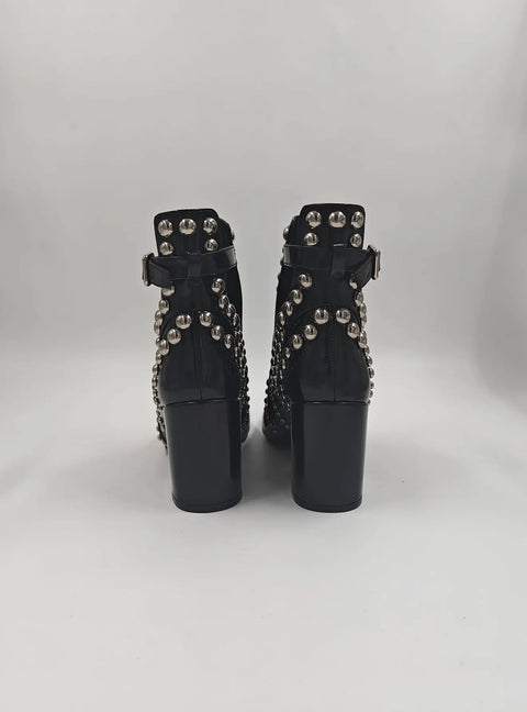 Jeffrey Campbell - Ramona Heeled Ankle Boot Black - UNNA S