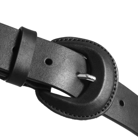 Depeche - Leather Belt Black UNNA S