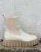 KMB - Rue Platform Ankle Boot Taupe - UNNA S