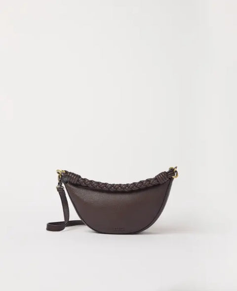 O My Bag - Leo Mini Twisted Handle Chocolate UNNA S