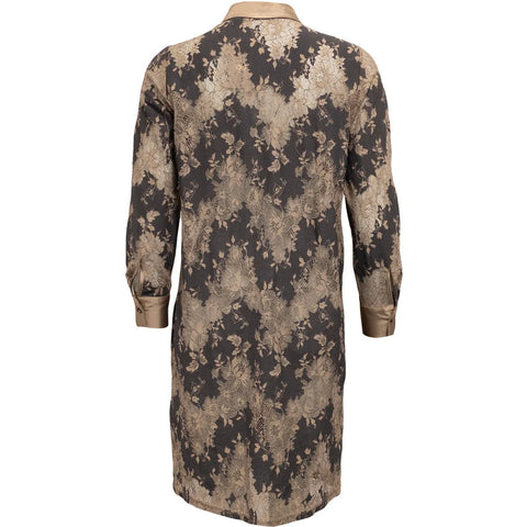 Costamani - Signe Long Shirt Grey/Sand