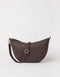 O My Bag - Leo Maxi Chocolate Woven Soft Grain Leather UNNA S