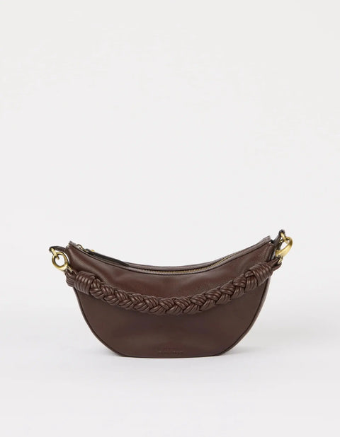 O My Bag - Leo Twisted handle Chocolate - UNNA S