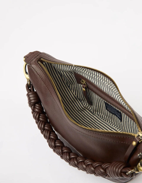 O My Bag - Leo Twisted handle Chocolate - UNNA S