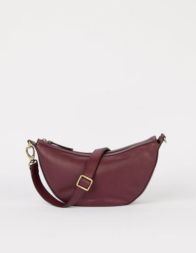 O My Bag - Leo Twisted handle Dark Cherry
