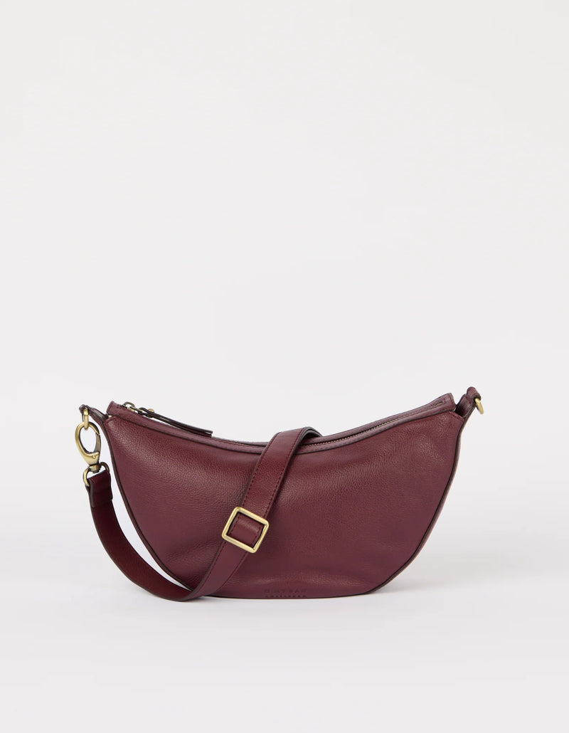 O My Bag - Leo Twisted handle Dark Cherry