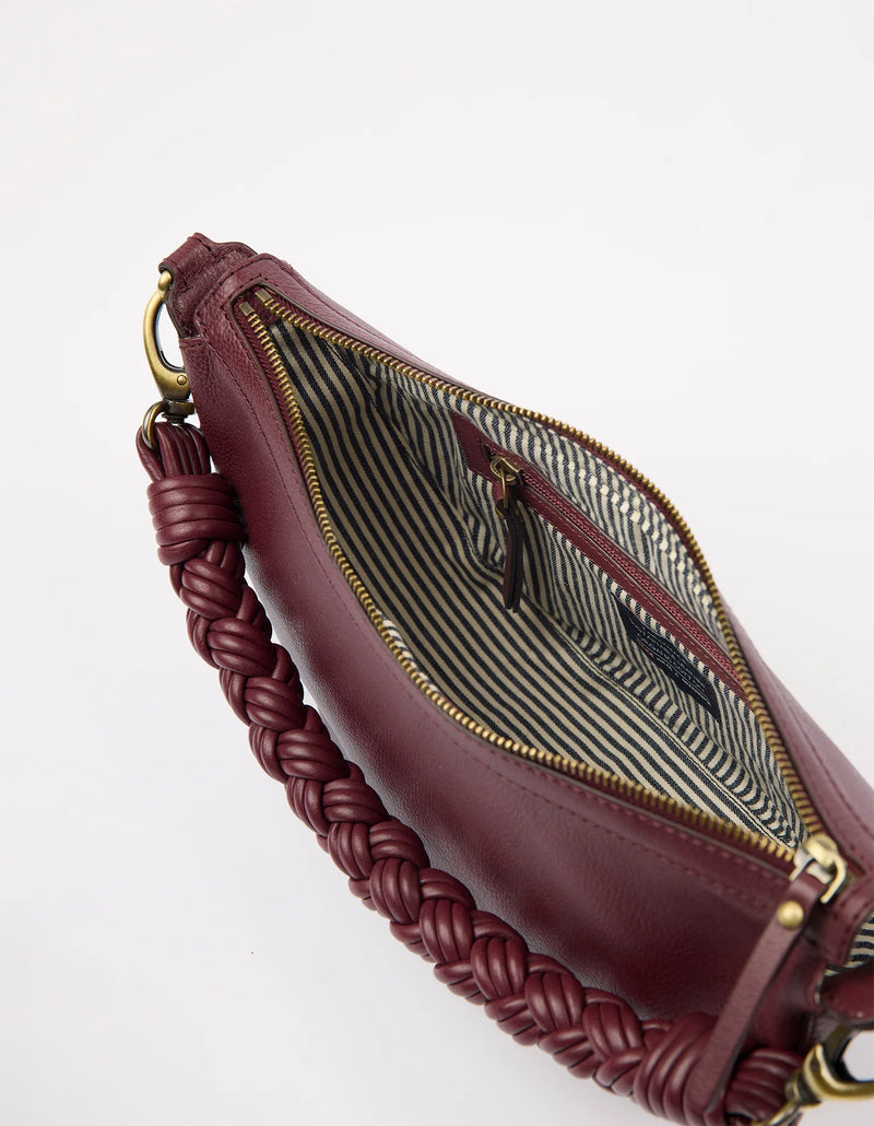 O My Bag - Leo Twisted handle Dark Cherry