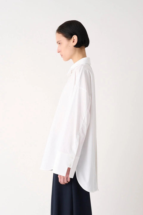 MeiMeij - Levantine Cotton Poplin Shirt White