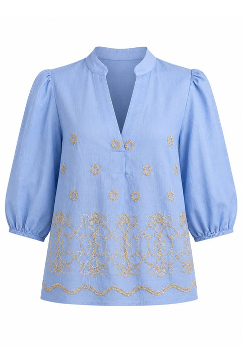 Costamani - Esme Blouse Lightblue UnnaS