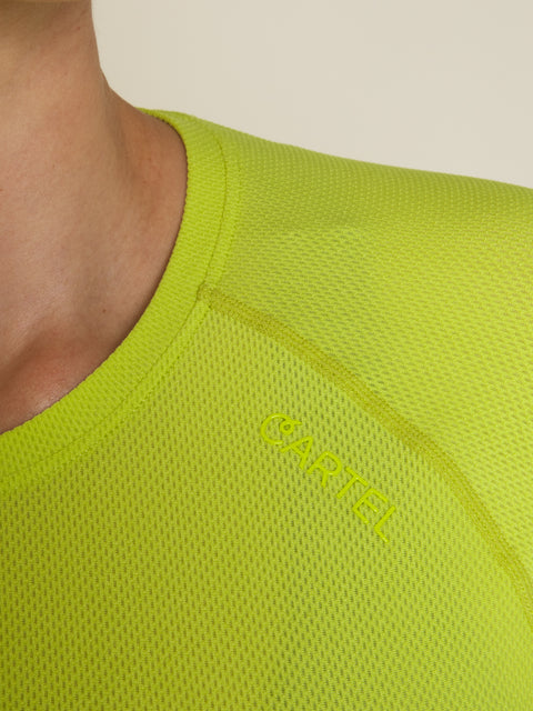 Cartel Copenhagen - Motion Performance Long Sleeve Tee Neon
