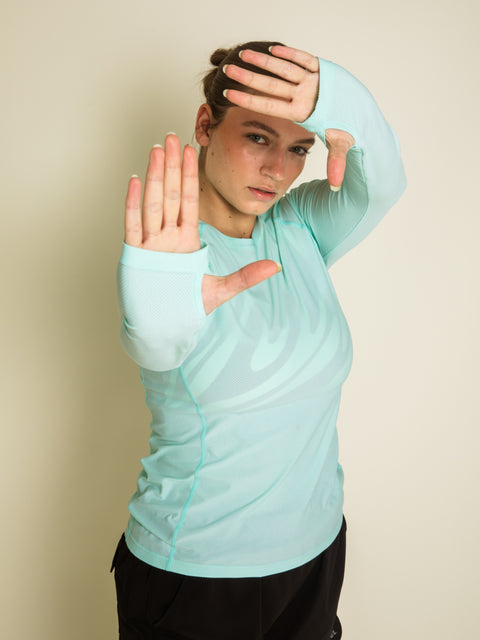 Cartel Copenhagen - Motion Performance Long Sleeve Tee Mint