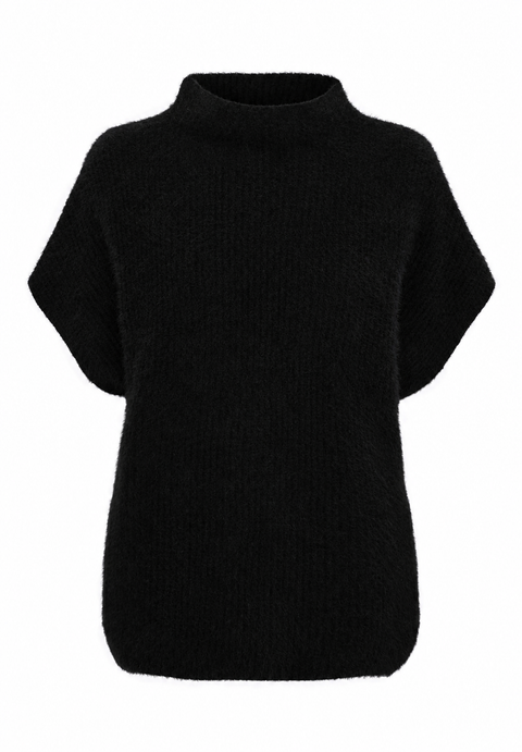 BTF•CPH - Belle Cashmere Raccoon Pullover Black