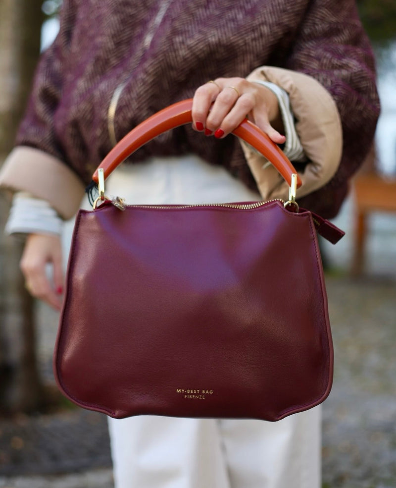 My Best Bag Firenze - Madison Small Handbag Dark Burgundy