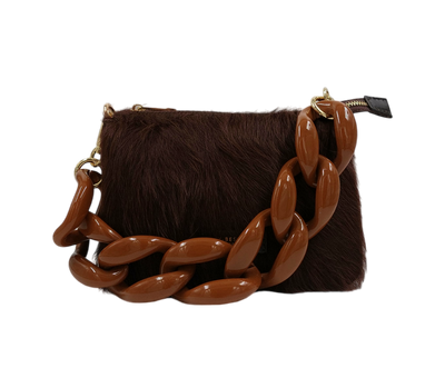 My Best Bag Firenze - Christina Fur Mini Brown