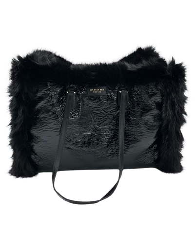 My Best Bag Firenze - Atena Reversible Bag Fur Black -