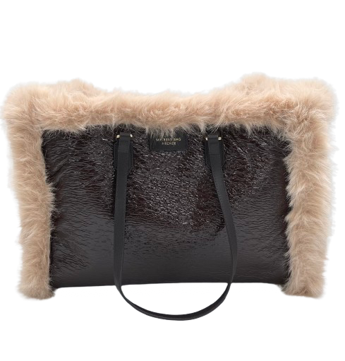 My Best Bag Firenze - Atena Reversible Bag Fur Chocolate