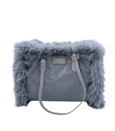 My Best Bag Firenze - Atena Reversible Bag Fur Stone Small